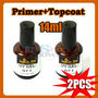 2X Top Coat Primer Base Gel Nail Art UV Gel Polish For UV Gel Nails Application
