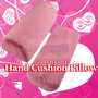 Nail Art Treatment Manicure Hand Cushion Pillow Pink