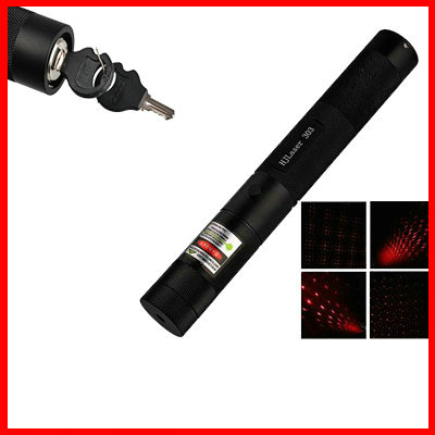 2 In 1 100mW 650nm Stars Kaleidoscope Red Laser Pointer Pen