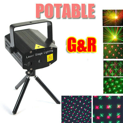 Mini R&G Mixed DJ Laser Stage Light for Disco Party Club