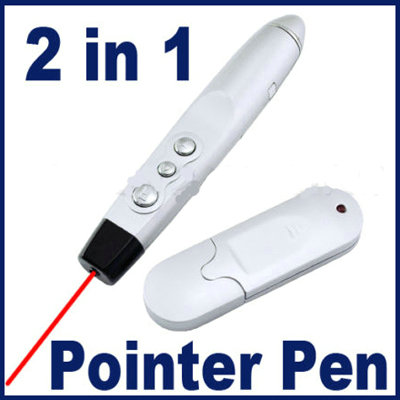 RC Laser Pointer Teach Pen USB Wireless Word PC Remote