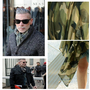 Celebrity OverSize Camouflage Prints Long Soft Scarf Army Green