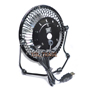 Black Super USB Notebook Laptop Metal Cooler Cooling Fan