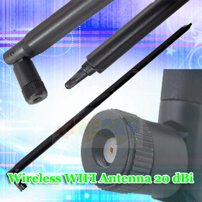 2.4G 20 dBi SMA Wireless Omni Antenna Booster For Router