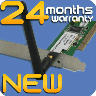802.11g Wireless WiFi LAN PCI Network Card Desktop/PC