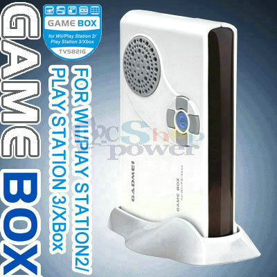 Gadmei Tv Tuner Game Box Wii Xbox Ps2 Ps3 Xbox 360