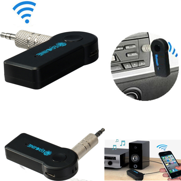 Wireless Bluetooth 3.5MM AUX Audio Stereo Music Home Car Receiver Adapter