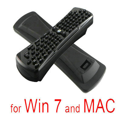 Black 2.4GHz PC Wireless Fly Air Mouse Keyboard Key