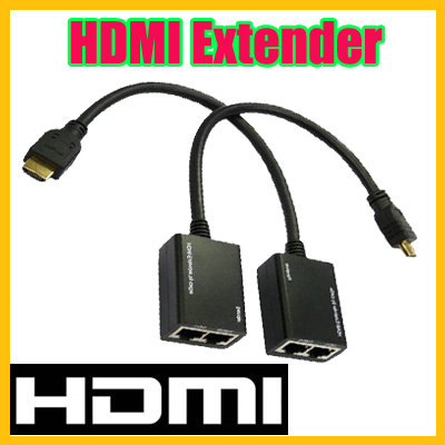 HDMI DVI Cat5 Cat 5/6 UTP AV Extender Balun Repeater