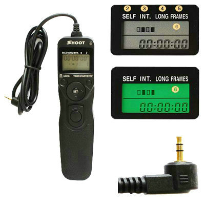 LCD Timer Remote Cord for Canon EOS 550D/Rebel T2i R8A9
