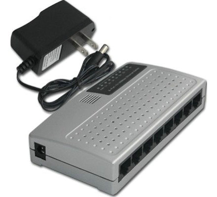 New 8-Ports 10/100Mbps Fast Ethernet Network Switch/Hub