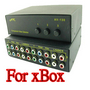 3 Way Component AV Switch Selector for Xbox 360 Wii PS3