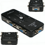 4 Port USB 2.0 KVM VGA/SVGA Switch Box Adapter