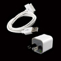 AC Wall Charger and USB Data Sync Cable for iPhone iPod
