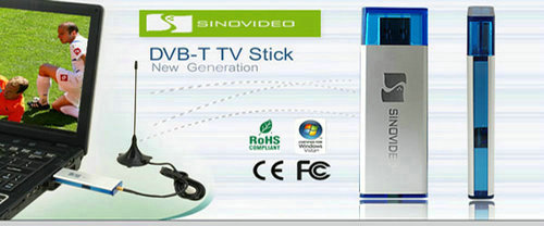 USB 2.0 Digital DVB-T TV Stick Recorder Tuner Receiver