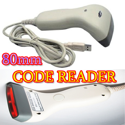 USB 80mm Long CCD BARCODE SCANNER BAR CODE READER