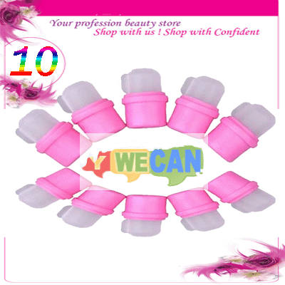 10 WEARABLE NAIL SOAKERS False Acrylic Removal Nail Art