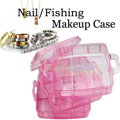 3 Layer Multi Volume Storage Box Case Nail Art Craft