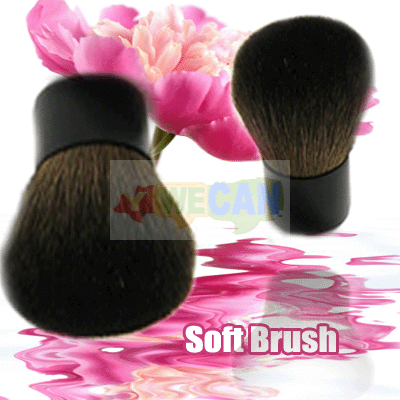 Black Studio Salon Face Soft Brush Make Up Powder Brush