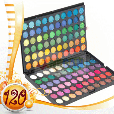 Pro 120 Color EyeShadow Palette Make Up Kit Set