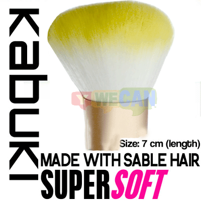 YELLOW PROFESSIONAL STUDIO MAKE UP MINERAL POWDER BRUSH