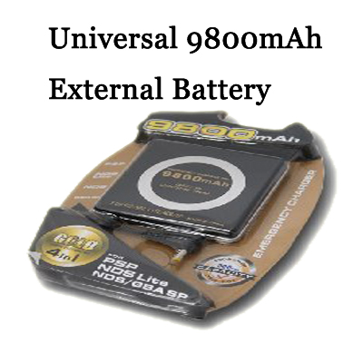 Universal 9800mAh External Battery for PSP NDS/NDS Lite and GBA SP