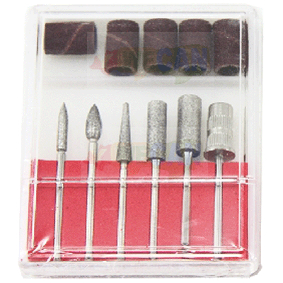 6X Electric Nail File Drill Basic Bit Nail Art Useful