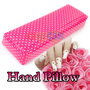 Hand Cushion Pillow for Nail Art make up tool Manicure Rectangular Rose Red