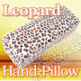 Leopard Cube Pillow Rest UV Manicure Long Hand Cushion Nail Art Rectangular