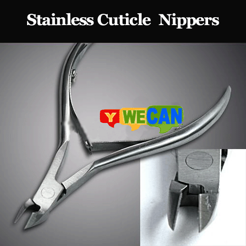 Stainless Steel Cuticle Cutter Nippers Nail Art Clipper