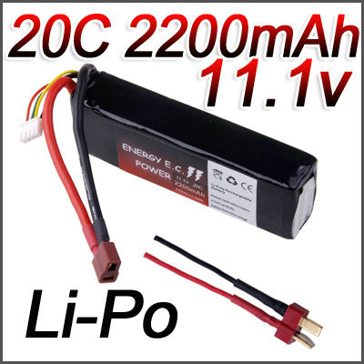 2200mah 20c 11.1v Lipo Li-po Rc Rechargeable Battery