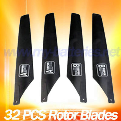 32pcs Apache Helicopter Propeller Rotor Blade