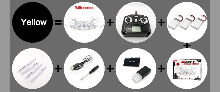 RC Drone 2.4G 4CH 6 Axis SYMA RC Helicopter syma X5 x5c-1 X5C Upgraded Version RC Helicopter