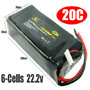 22.2v 5200mAh 20C 6S Lipo RC 6-Cell Batterie AKKU 22.2