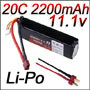 2200mah 20c 11.1v Lipo Li-po Rc Rechargeable Battery