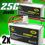 2x 11.1V 1500mAh 25C 3 Cell 3S Lipo Li-po RC Rechargeable Battery