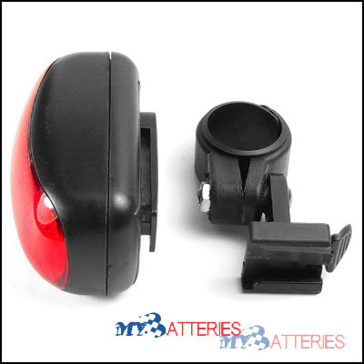 5 White LED Bicycle Head Light with 5 Red LED Taillight Charger