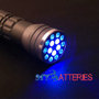 15 LED LASER Ultraviolet Flashlight Light Lamp Torch