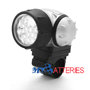 19 LED Silver Bicycle Headlight