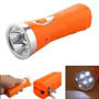 2 in 1 Rechargeable Flashlight Torch w/4 LED/UV Money