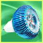 Blue MR16 3 LED Light Studio Bulb Lamp Spotlight 3W 12V