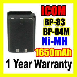 ICOM BP-83A,ICOM BP-83A Two Way Radio Battery