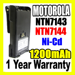 MOTOROLA NTN7143B Two Way Radio Battery,NTN7143B battery