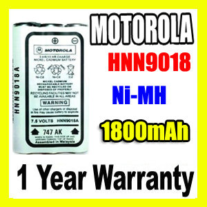 MOTOROLA HNN9018 Two Way Radio Battery,HNN9018 battery