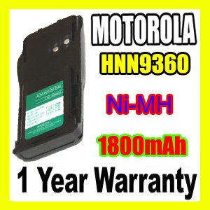 NEW 1.8AH HNN9360 Battery for MOTOROLA GP350 GP-350 