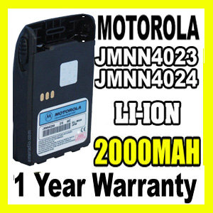 MOTOROLA JMNN4024CR Two Way Radio Battery,JMNN4024CR battery