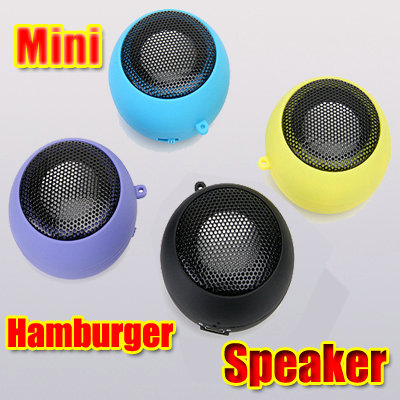 Mini Hamburger Speaker for iPhone iPod Laptop MP3 MP4