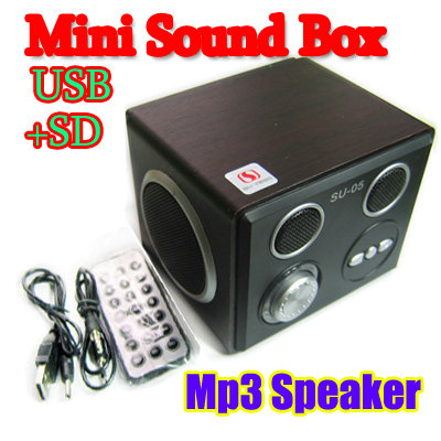 Mini Sound box/Boombox MP3 Mobile Speaker SD/USB