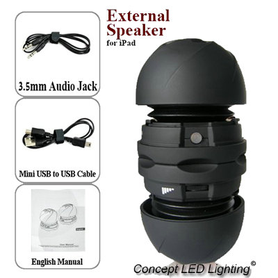 SMALL MINI SPEAKERS FOR IPOD IPAD MP3 x 2 VERY POWERFUL