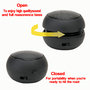 Black Mini Hamburger Speaker for iPhone 3G iPod PC MP3